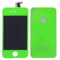 iPhone 4 Behuizing Incl. LCD Groen (voor en achterkant)