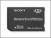8 GB. Sony Memory Stick Pro DUO 