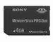 4 GB. Sony Memory Stick Pro Duo 